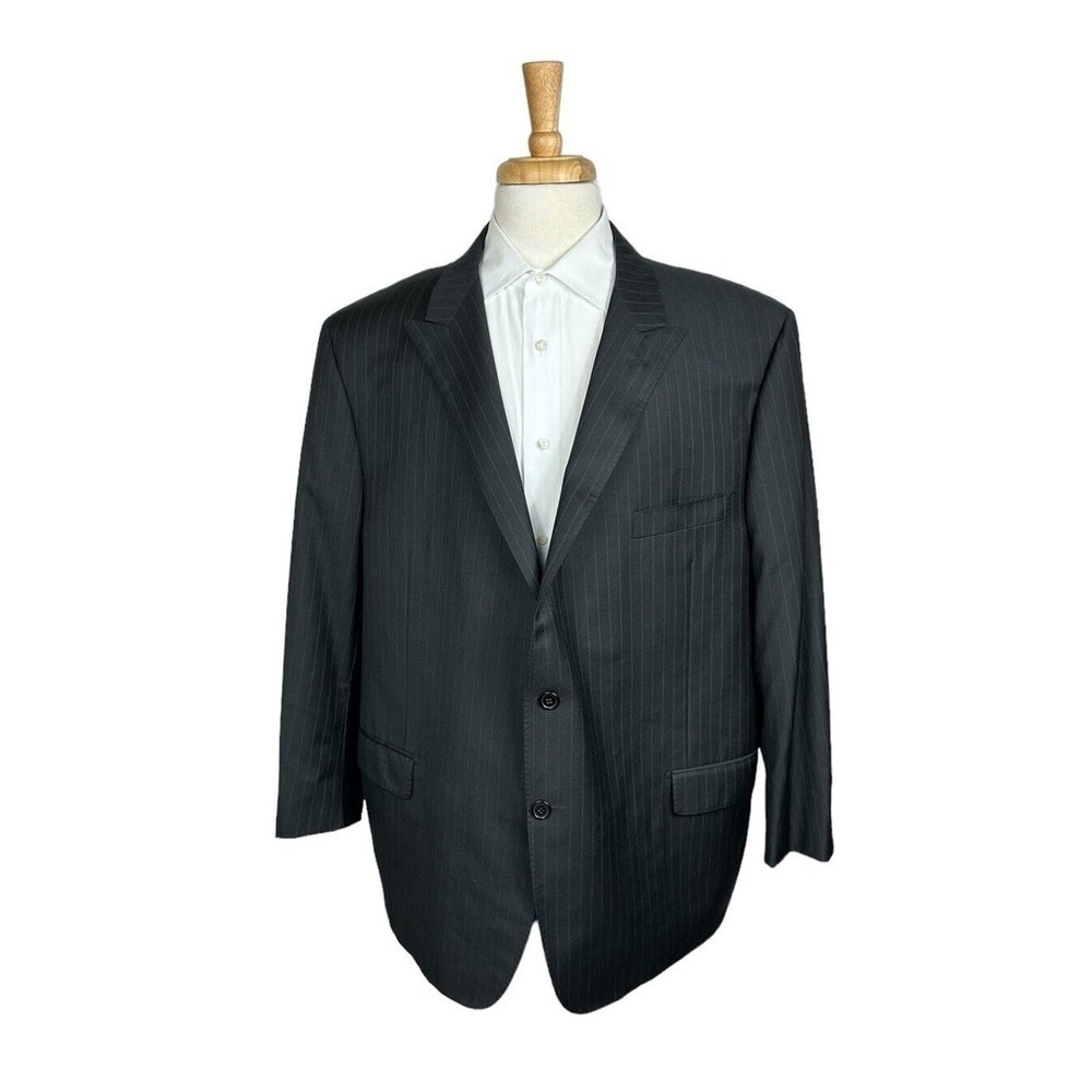 Hickey‎ Freeman Beacon Zegna Micronosphere Wool Mens Suit Size 50R 46X27